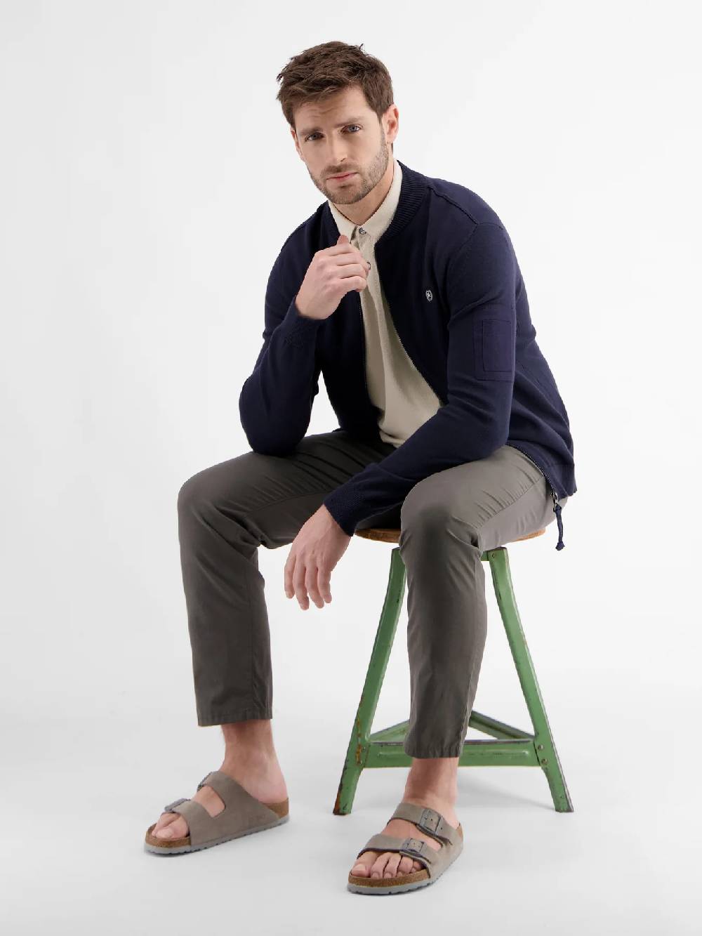Lerros 2443204 POLOSHIRT IN SPORTIEVE WAFELPIQUÉKWALITEIT (705 LIGHT DUNE BEIGE) Tägliche Deals