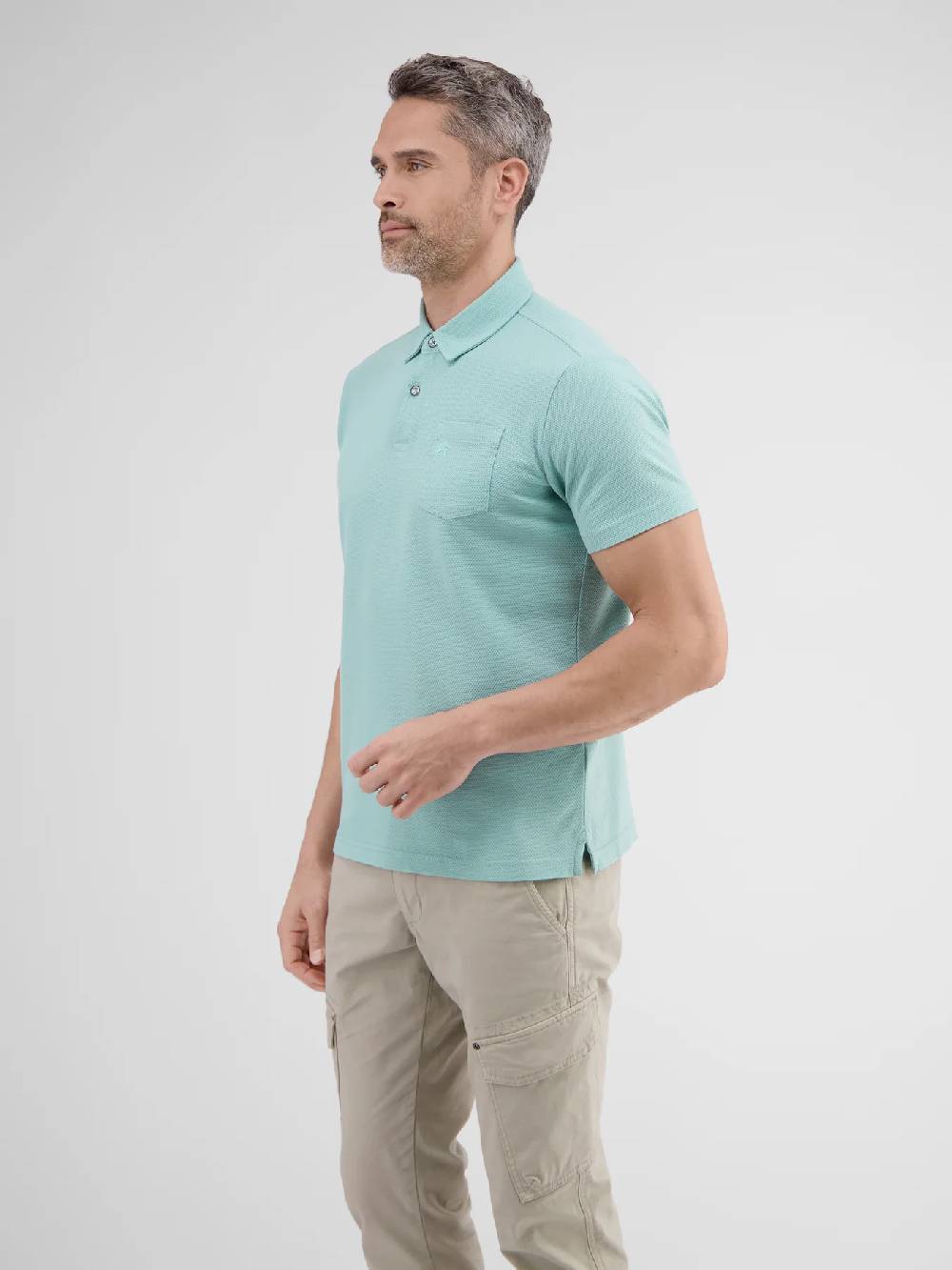 Lerros 2443204 POLOSHIRT IN SPORTIEVE WAFELPIQUÉKWALITEIT (622 COASTAL SEA BLUE) Sonderangebote