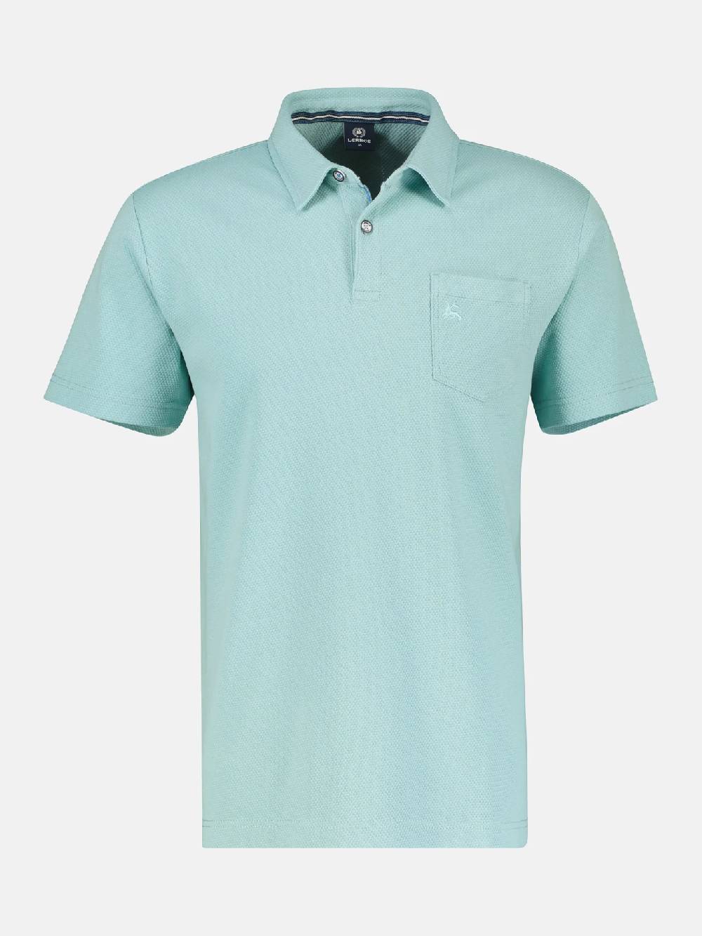 Lerros 2443204 POLOSHIRT IN SPORTIEVE WAFELPIQUÉKWALITEIT (622 COASTAL SEA BLUE) Sonderangebote