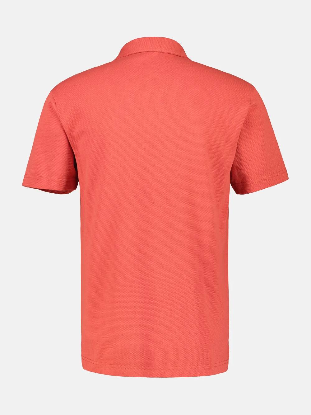 Lerros 2443204 POLOSHIRT IN SPORTIEVE WAFELPIQUÉKWALITEIT (327 DEEP CORAL RED) Tiefpreis