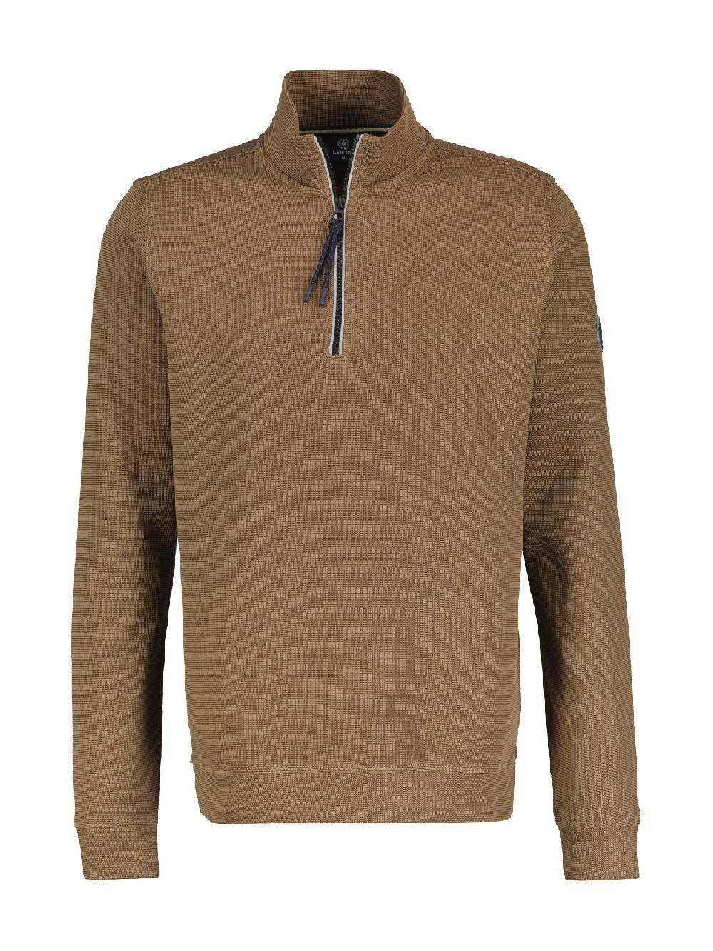 Lerros 2484402 K11 Sweatshirt/Troyer/Rh/V-Neck (729 Bold Camel) Letzte 3 Tage