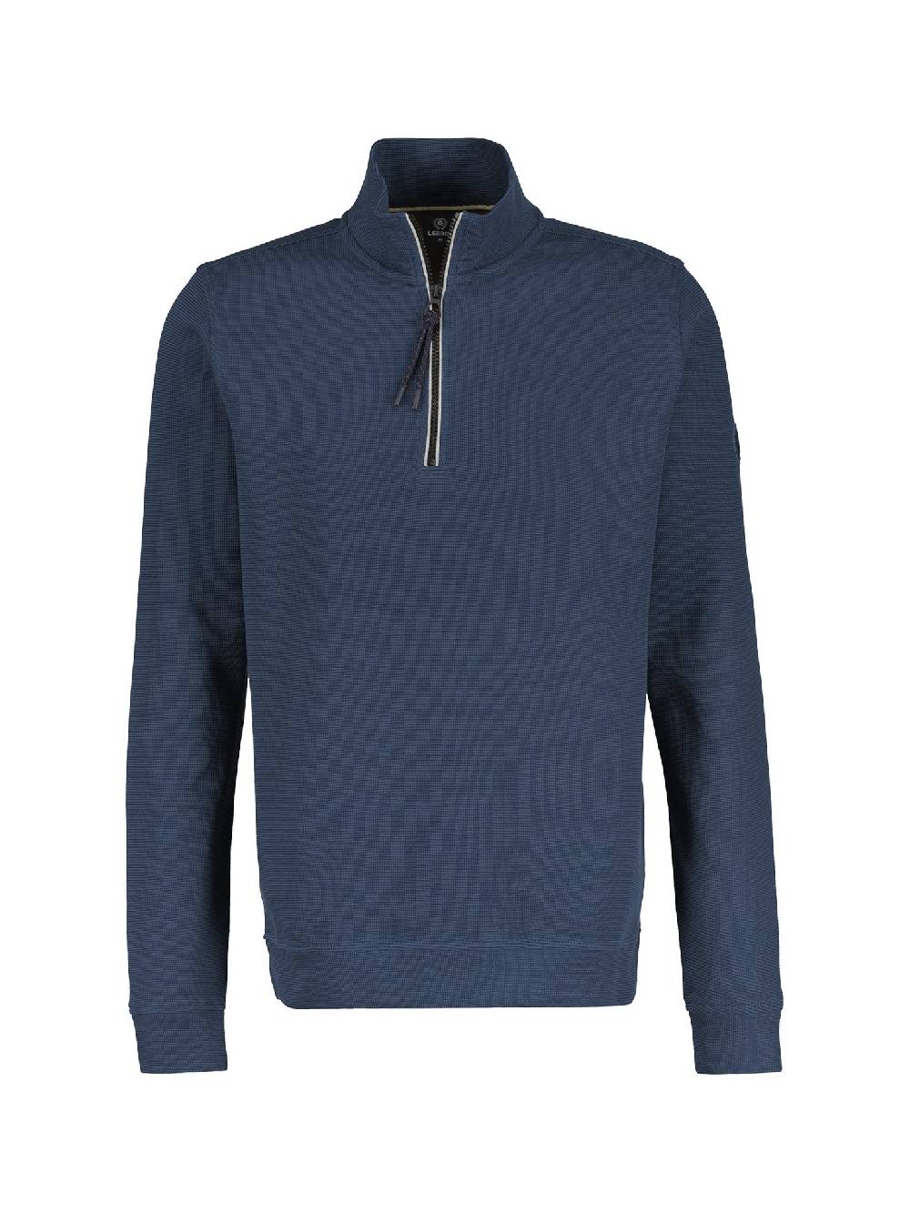 Lerros 2484402 K11 Sweatshirt/Troyer/Rh/V-Neck (448 Storm Blue) Letzte 2 Tage
