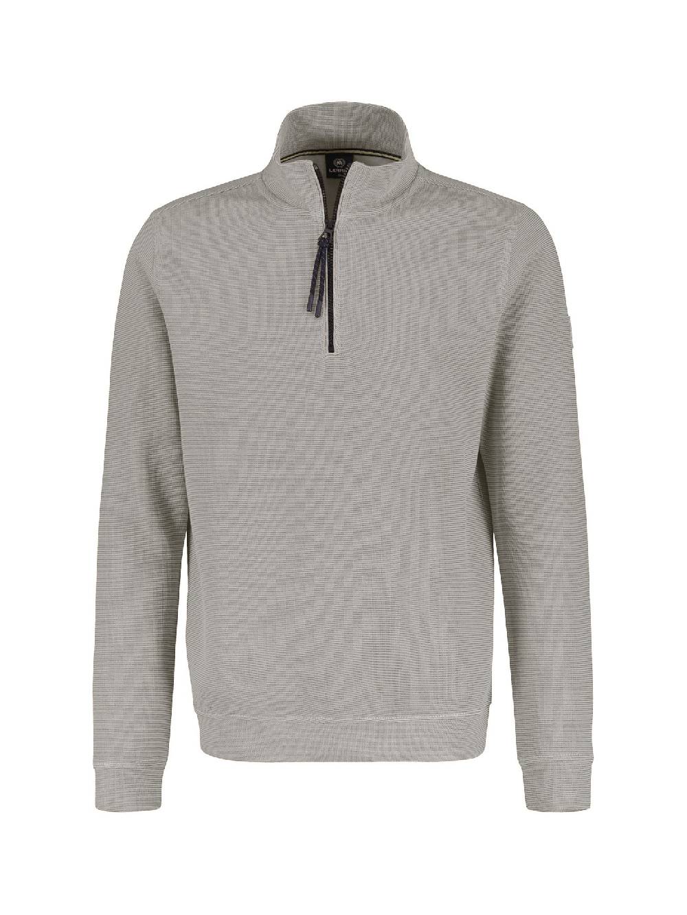 Lerros 2484402 K11 Sweatshirt/Troyer/Rh/V-Neck (101 Broken White Me) Letzter Tag