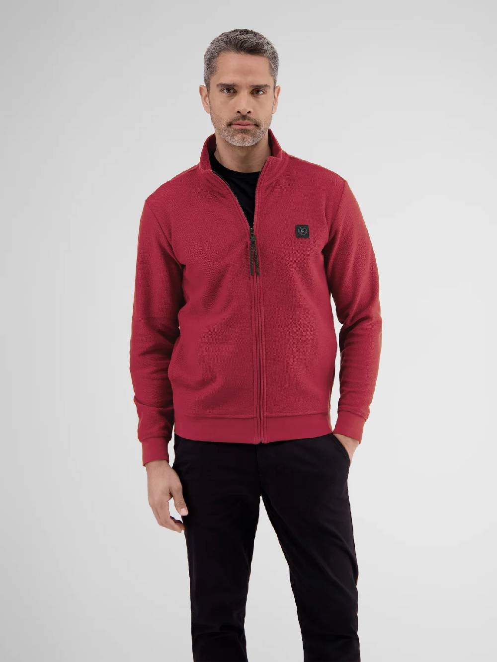 Lerros 2484532 K44 Sweatjacke (362 Deep Garnet Red) Bis zu 65% Rabatt