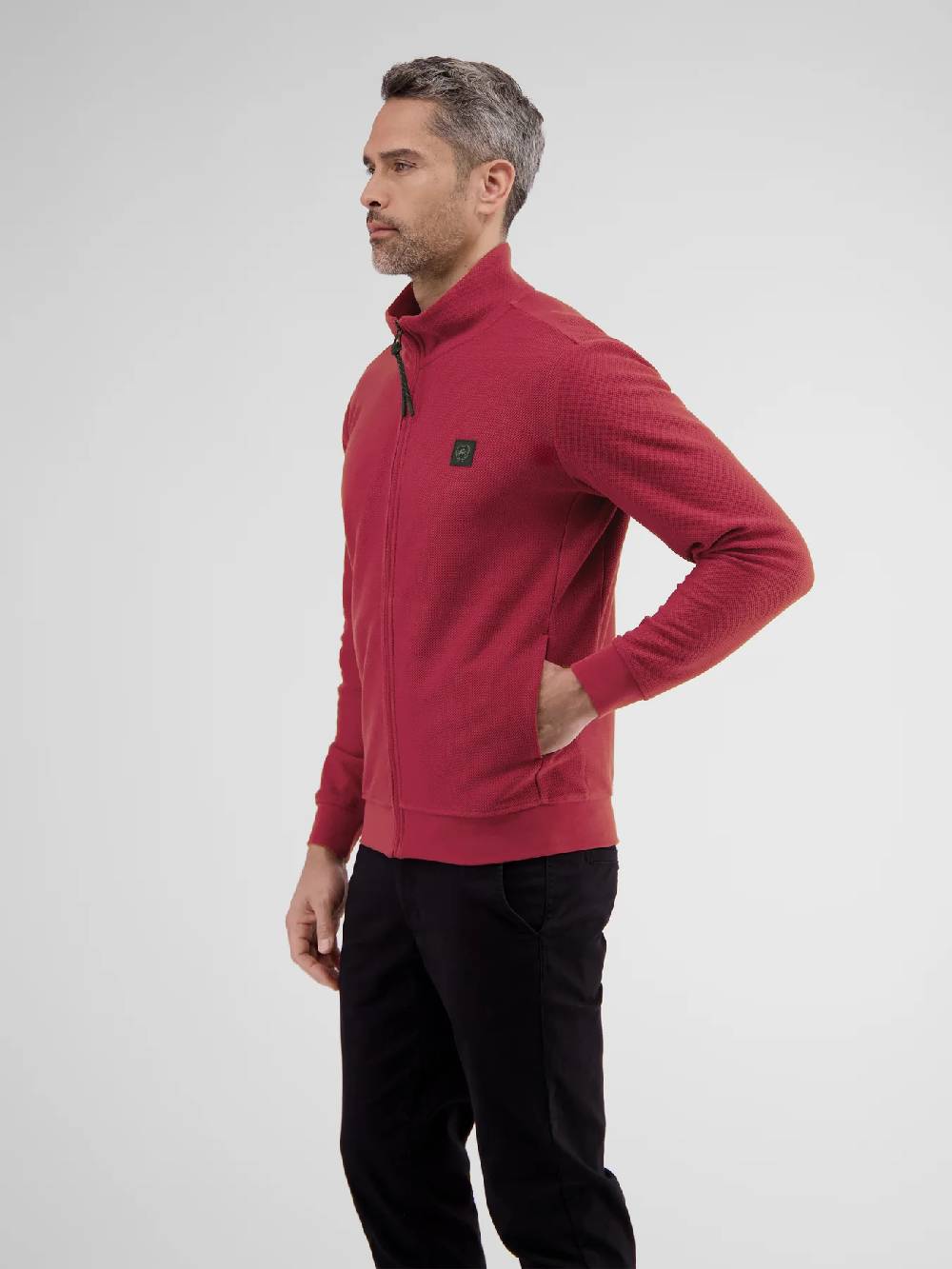 Lerros 2484532 K44 Sweatjacke (362 Deep Garnet Red) Bis zu 65% Rabatt