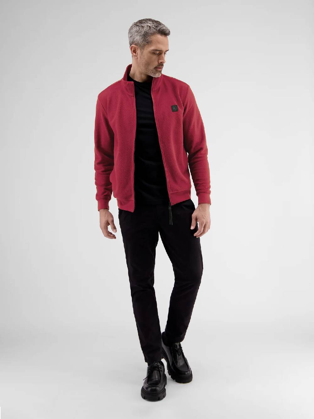 Lerros 2484532 K44 Sweatjacke (362 Deep Garnet Red) Bis zu 65% Rabatt