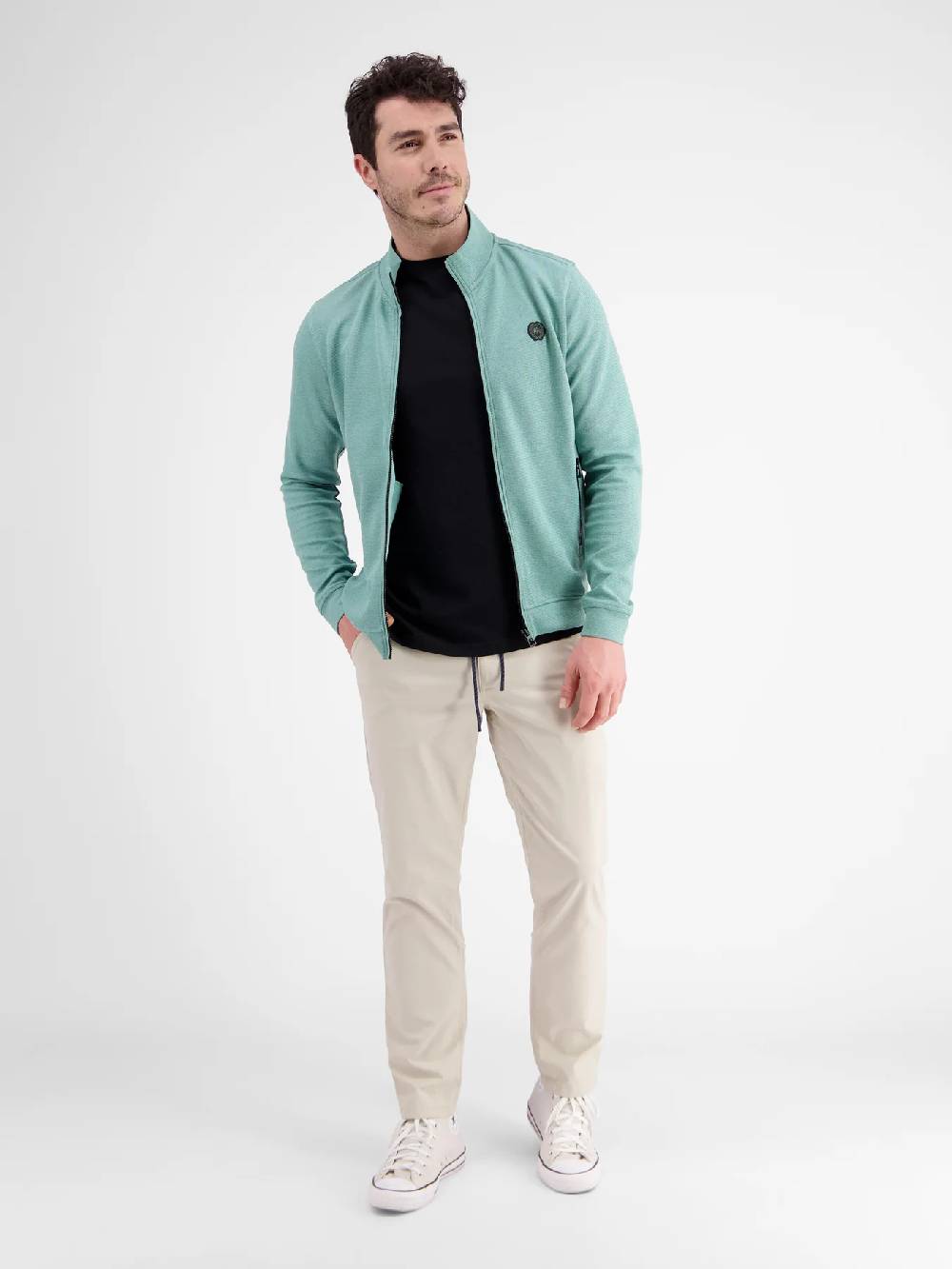 Lerros 2424503 SWEATJACK (622 COASTAL SEA BLUE) Nur für heute