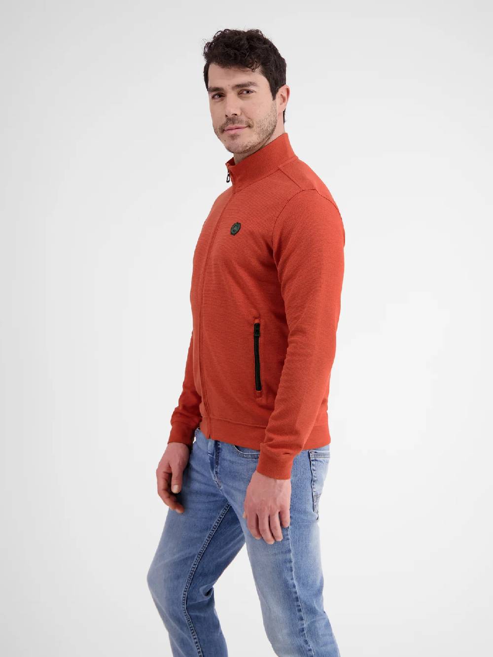 Lerros 2424503 SWEATJACK (327 DEEP CORAL RED) Sonderangebot der Fabrik
