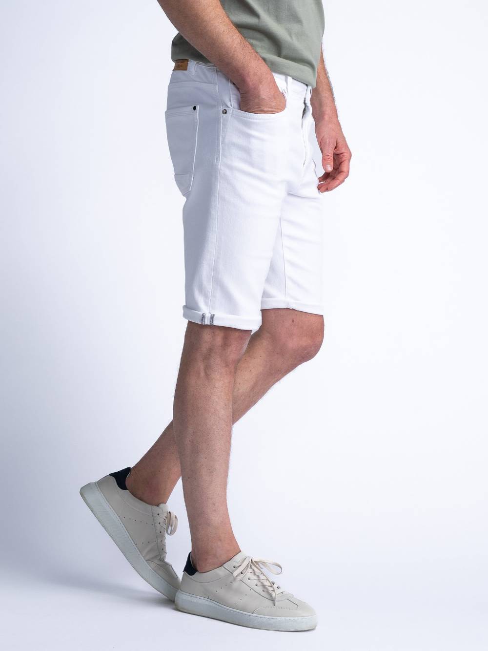 Petrol Men Shorts Denim M-1040-SHO005 (0000 Bright White) zollfrei