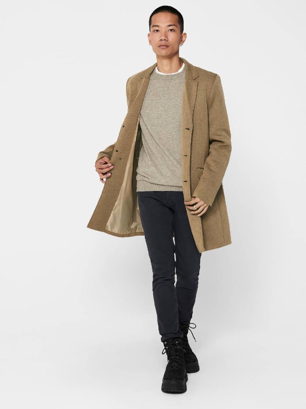 Only & Sons Onsjulian King Coat IN OTW VD CS (216332 Camel) 2025