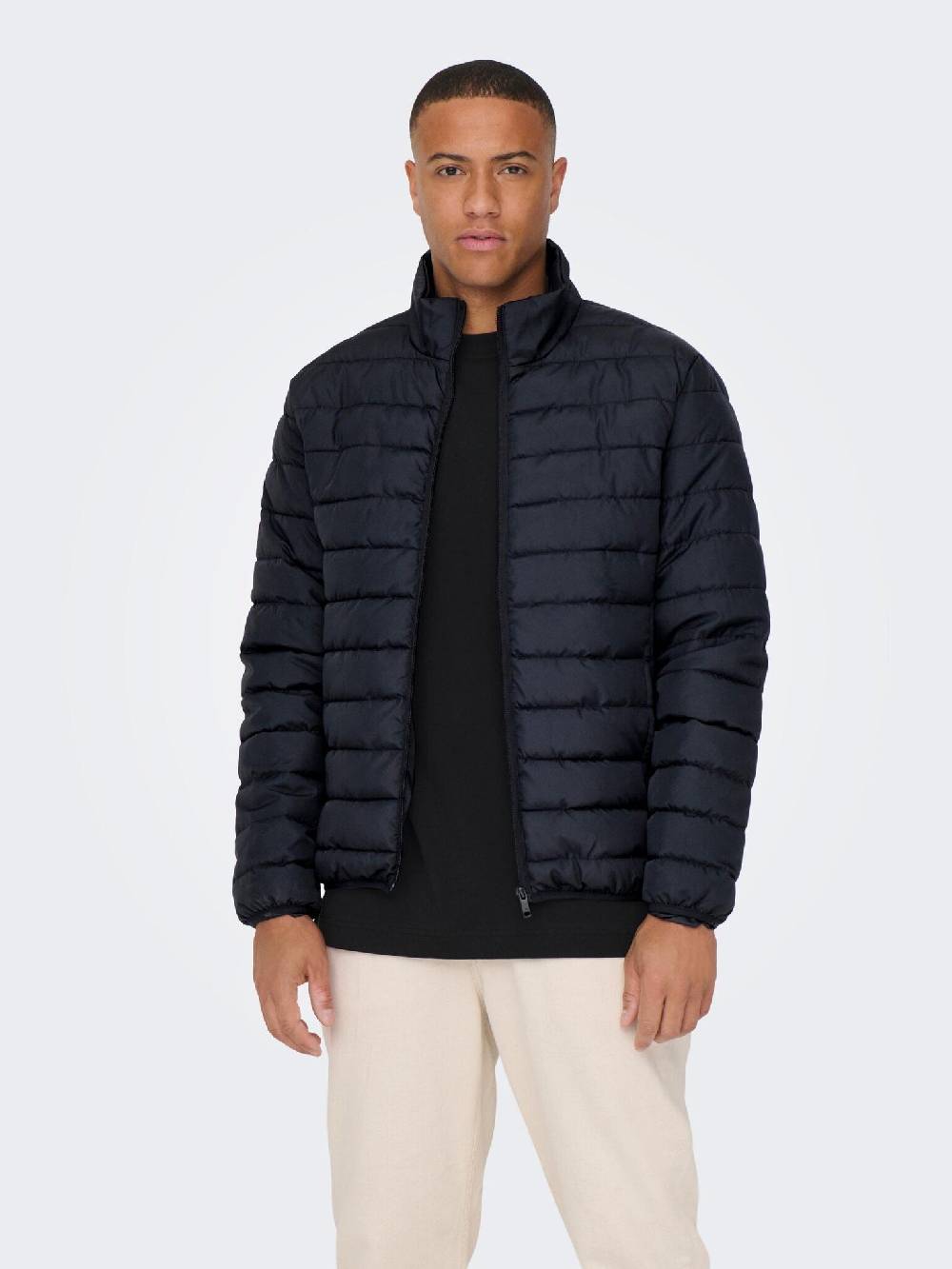 Only & Sons Onsbron Quilt Jacket OTW VD (187197 Dark Navy) Auslauf