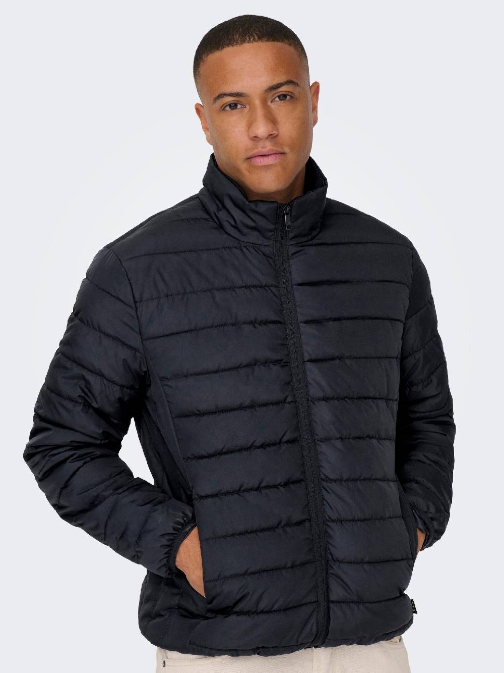 Only & Sons Onsbron Quilt Jacket OTW VD (187197 Dark Navy) Auslauf