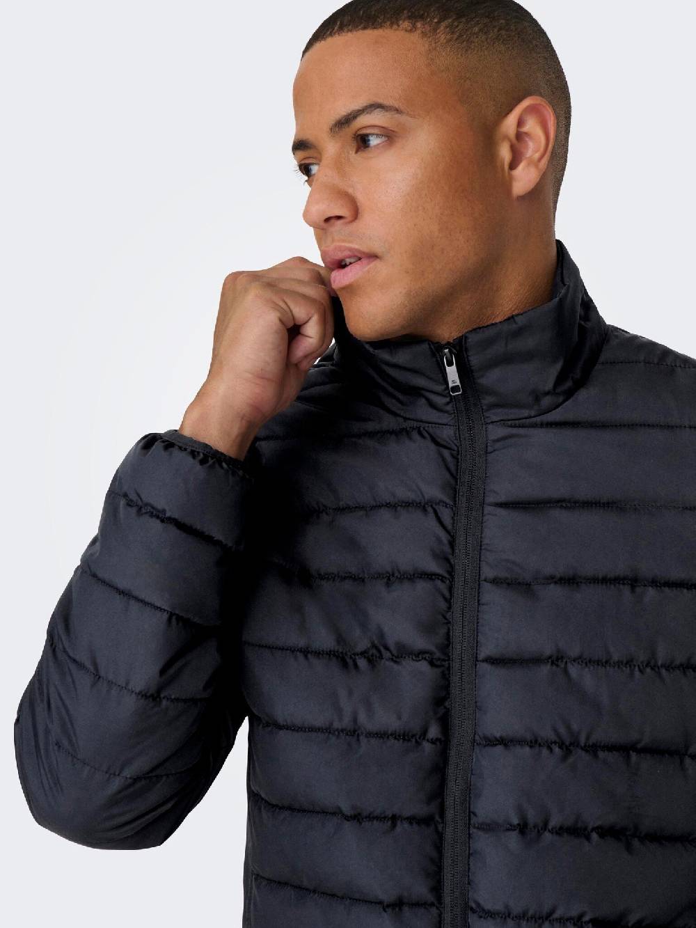 Only & Sons Onsbron Quilt Jacket OTW VD (187197 Dark Navy) Auslauf