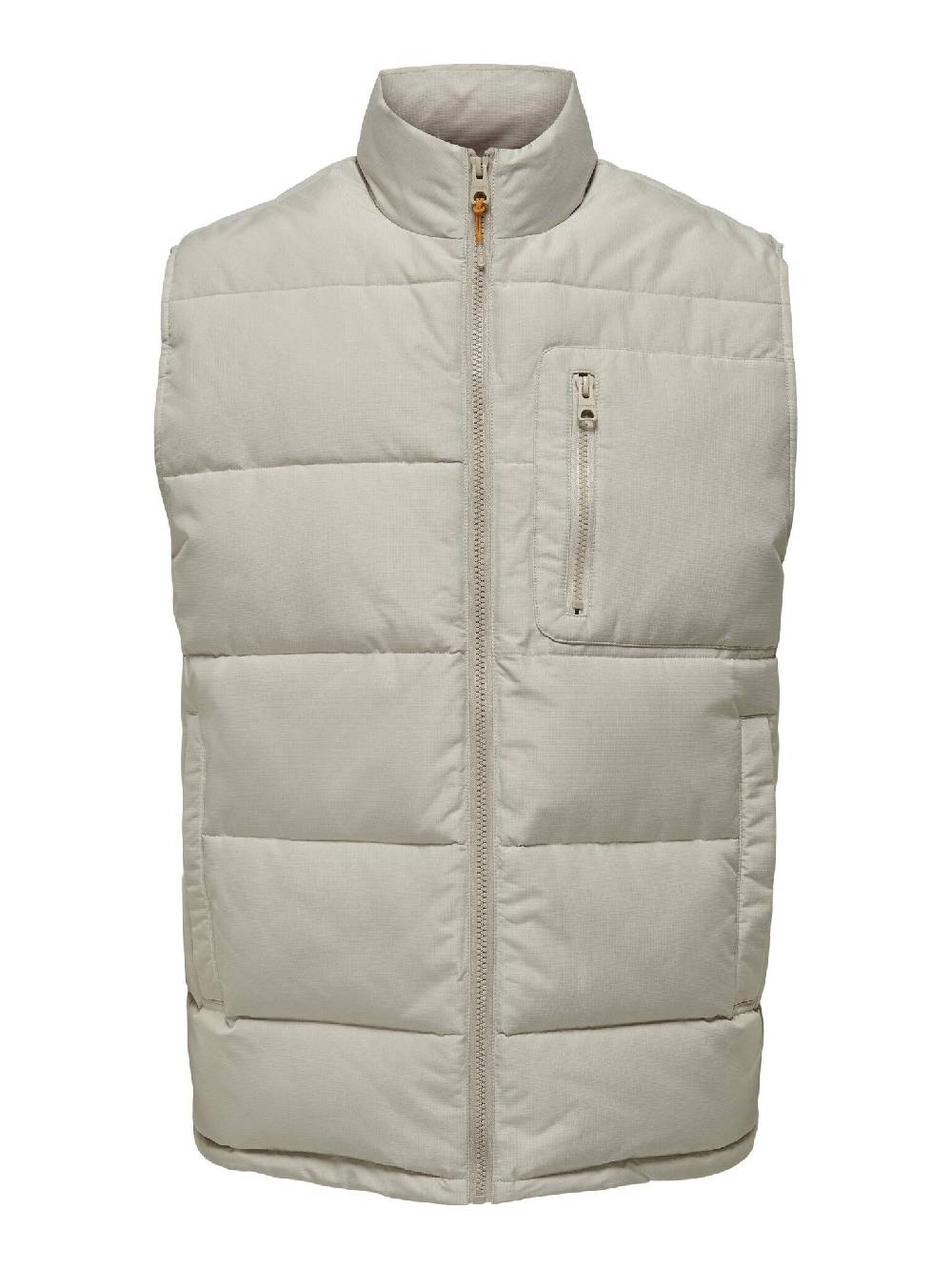 Only & Sons Onsjake Quilted Vest OTW (261395 Silver Lining) im Angebot