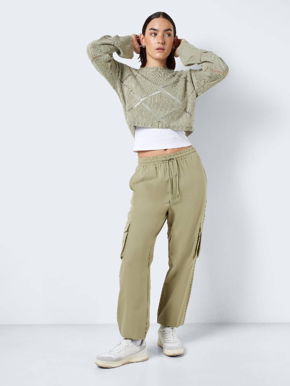 NOISY MAY KIRBY HW Cargo Pants (Sage) Tägliche Deals