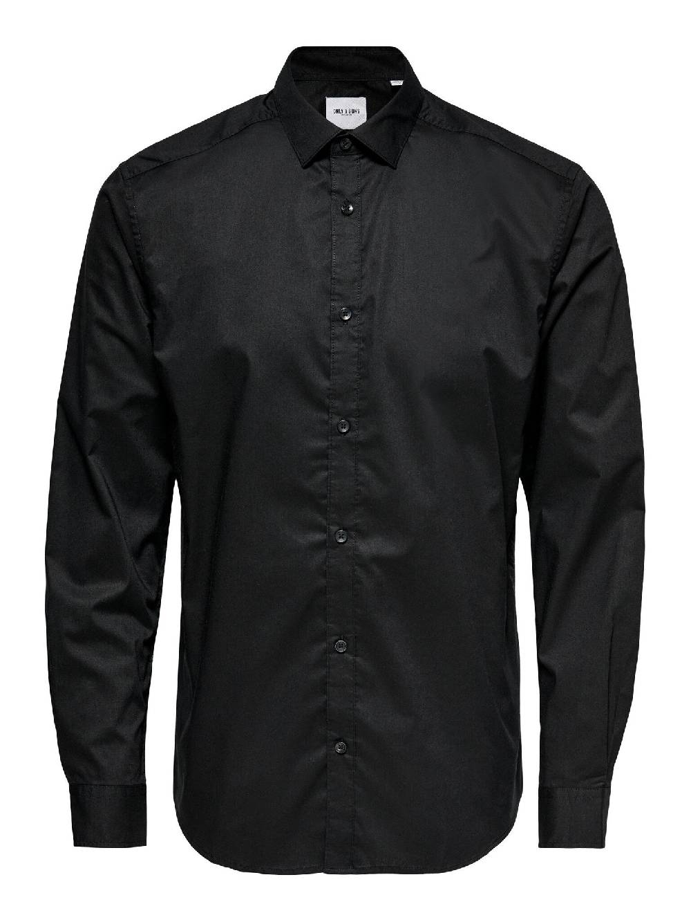 Only & Sons Onssane LS Solid Poplin Shirt (187679 Black) Wochenangebot