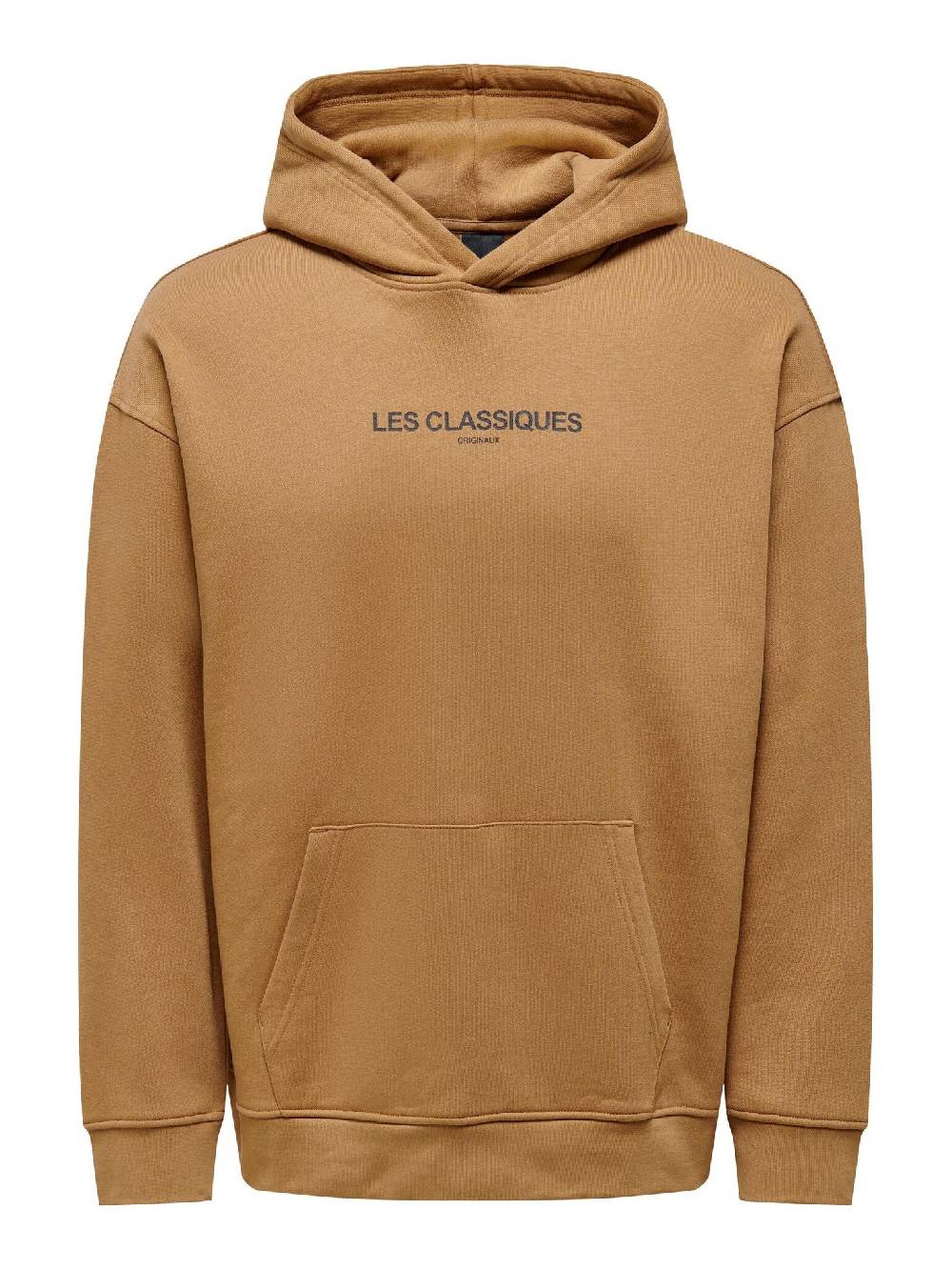 Only & Sons ONSLES CLASSIQUES RLX SWT HOOD (Tabacco Brown) Kostenlose Rückgabe