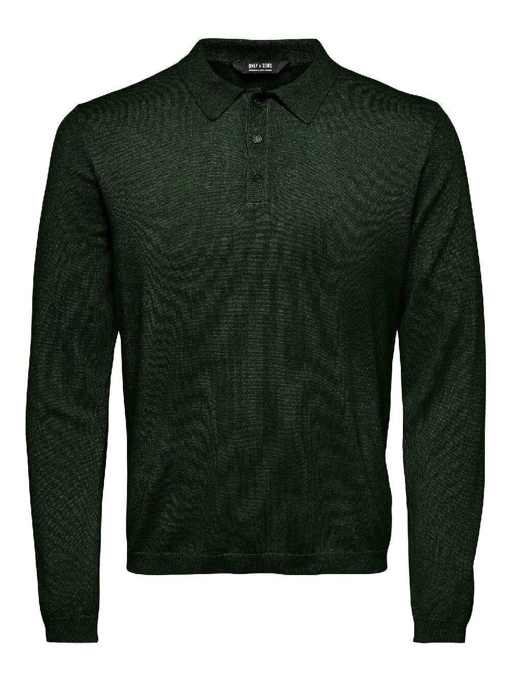 Only & Sons Onswyler Life REG 14 LS Polo Knit (218672 Rosin) JETZT KAUFEN