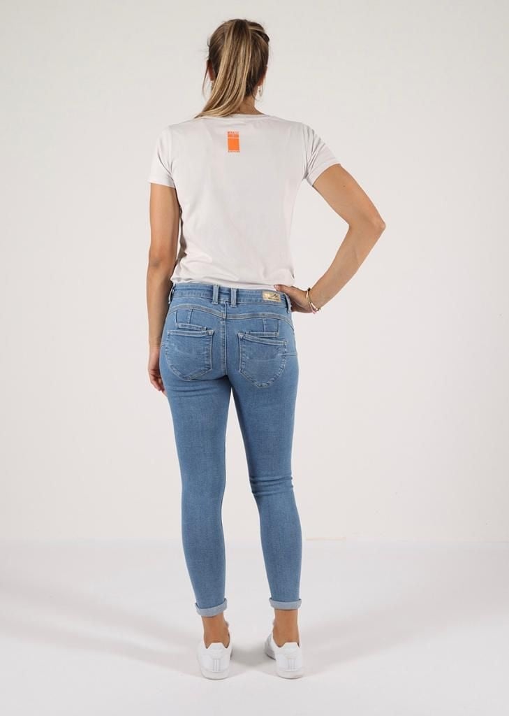 M.O.D ELLEN Skinny Raking Blue Bis zu 60% Rabatt