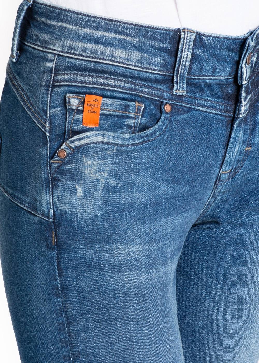M.O.D Ellen Skinny Pelican Blue Sonderangebot der Fabrik
