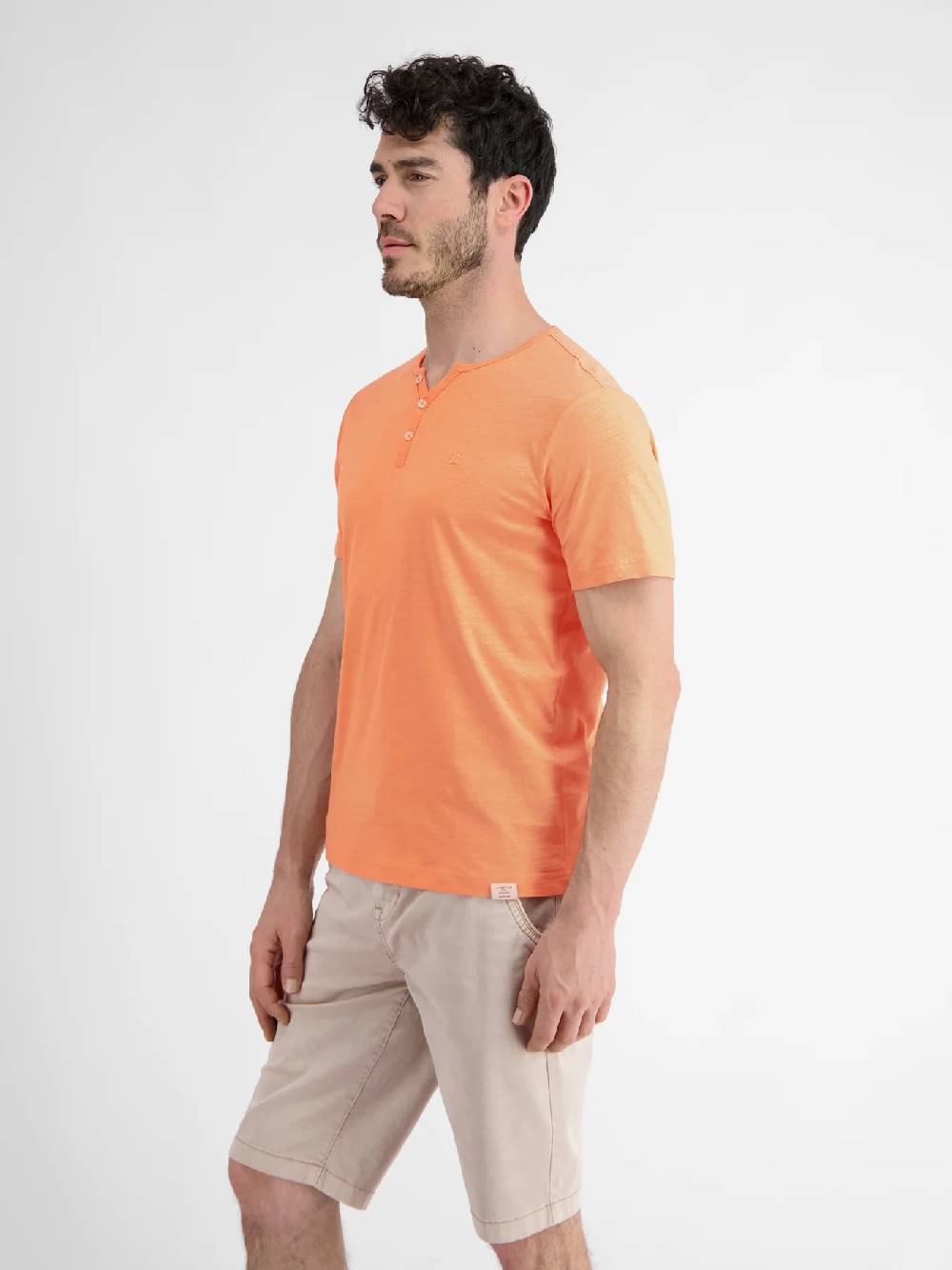 Lerros 2433908 BASIS HENLEY-SHIRT (927 MELLOW PEACH) Hotsell