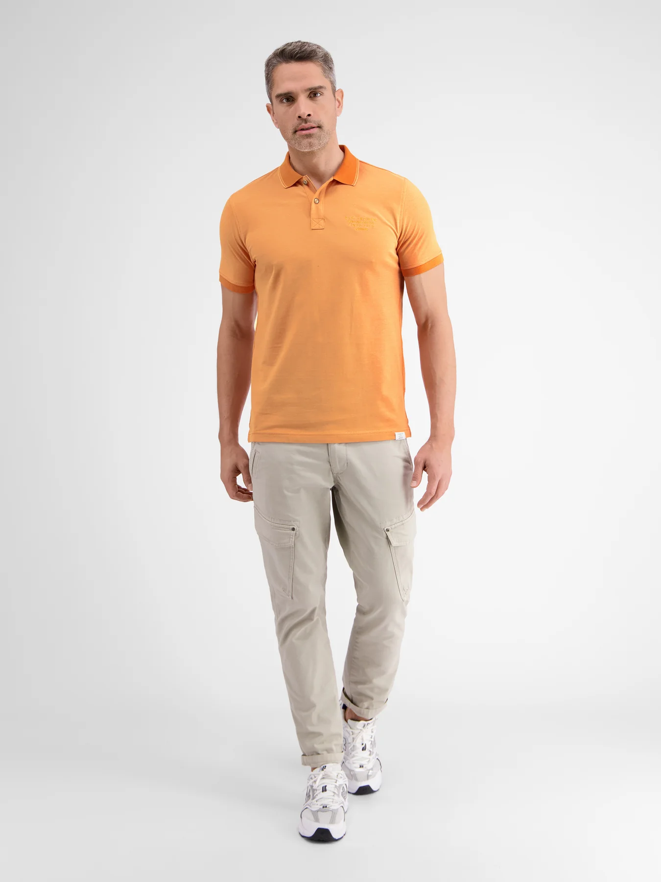 Lerros 2433239 TWEEKLEURIGE POLO (927 MELLOW PEACH) Günstiger Verkauf