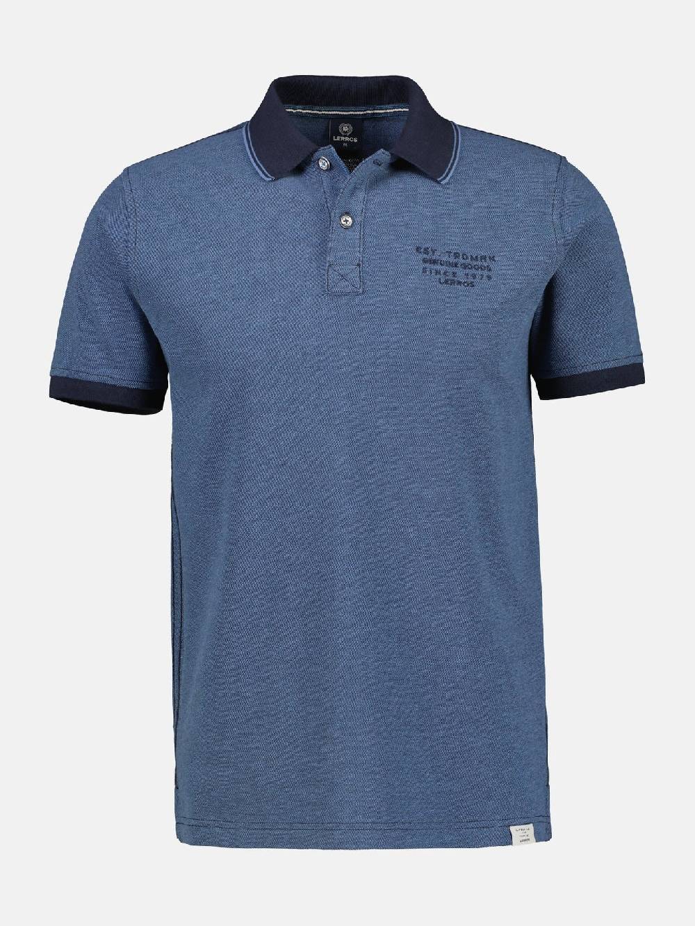 Lerros 2433239 TWEEKLEURIGE POLO (485 CLASSIC NAVY) Fabrikverkauf