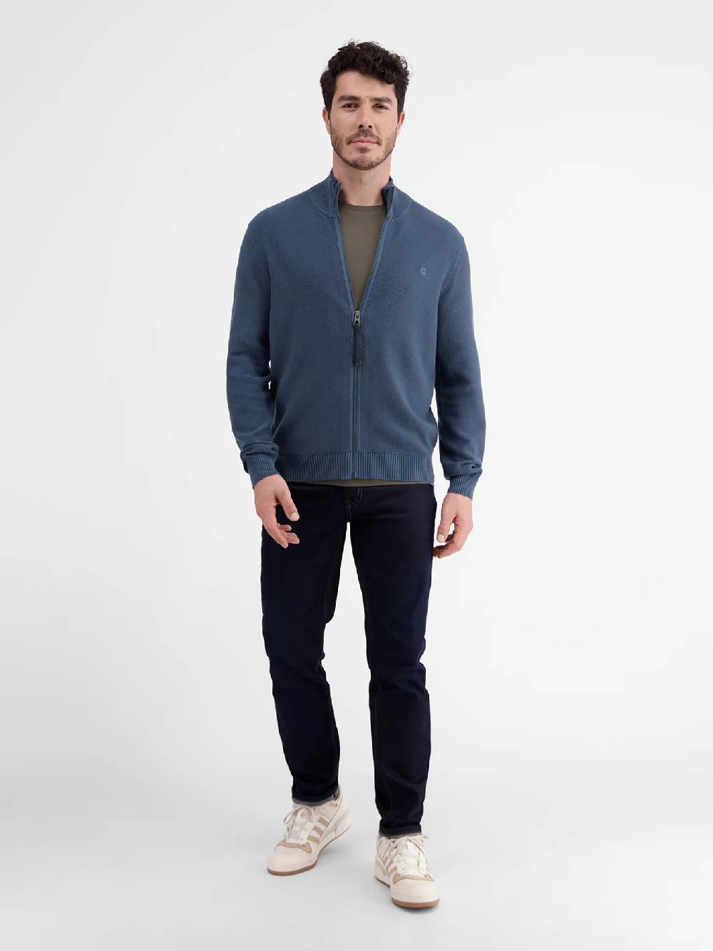 Lerros 23D5503 VEST MET OPSTAANDE KRAAG (448 STORM BLUE) Kostenloser Versand