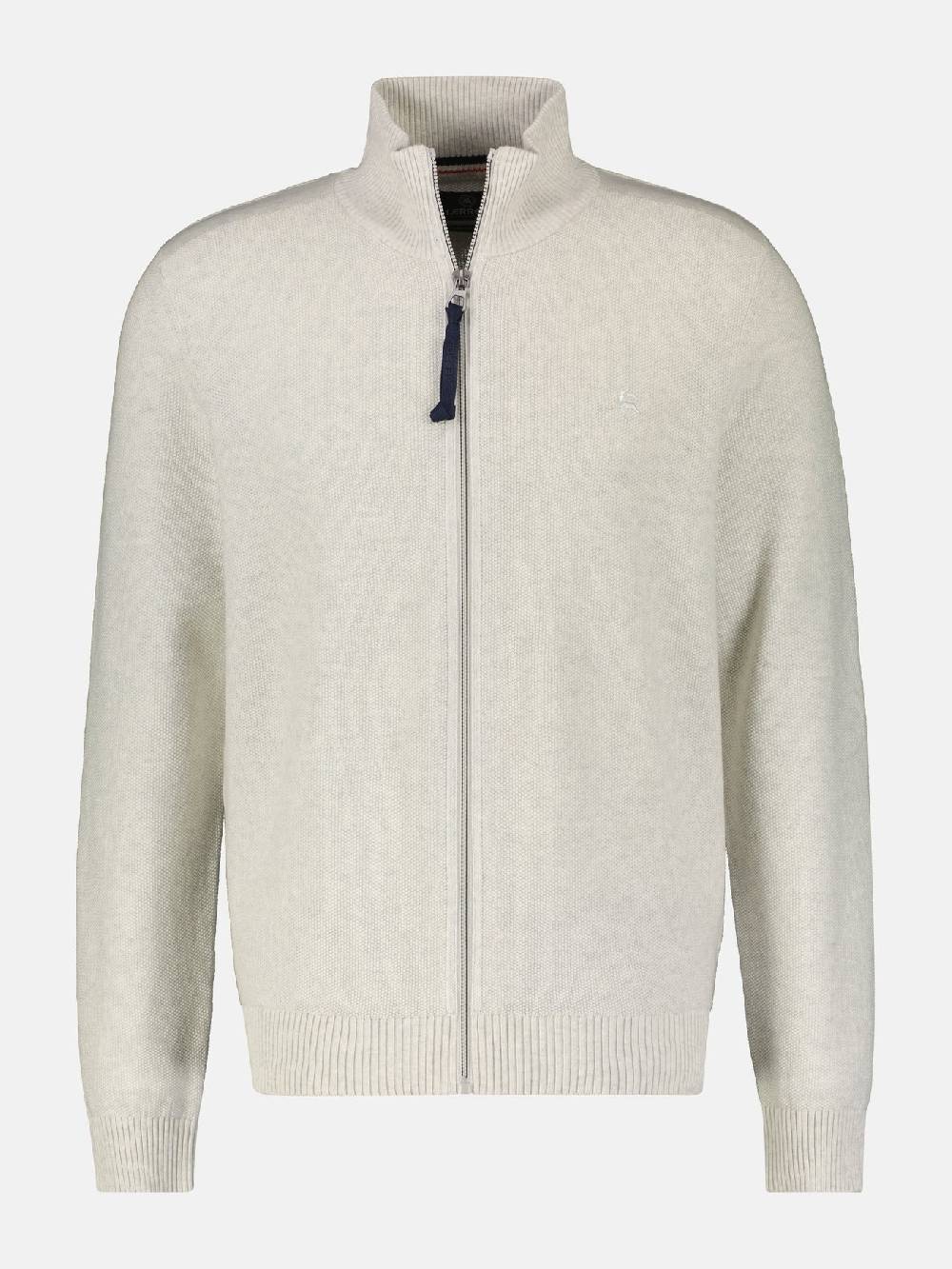 Lerros 23D5503 VEST MET OPSTAANDE KRAAG (127 FOG WHITE MELANGE) Limitierter Zeitrabatt
