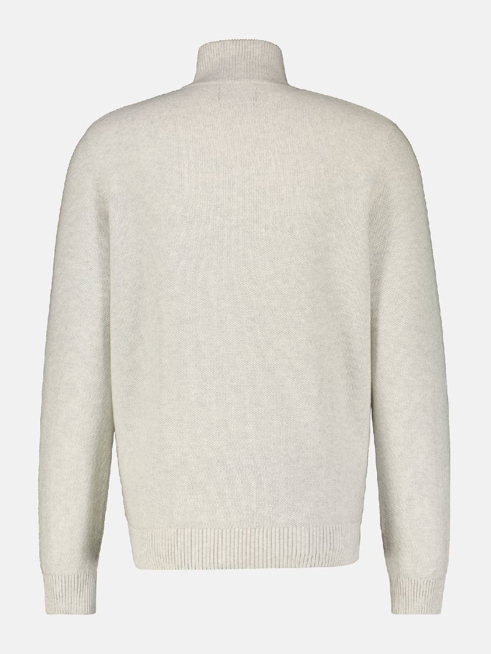 Lerros 23D5503 VEST MET OPSTAANDE KRAAG (127 FOG WHITE MELANGE) Limitierter Zeitrabatt