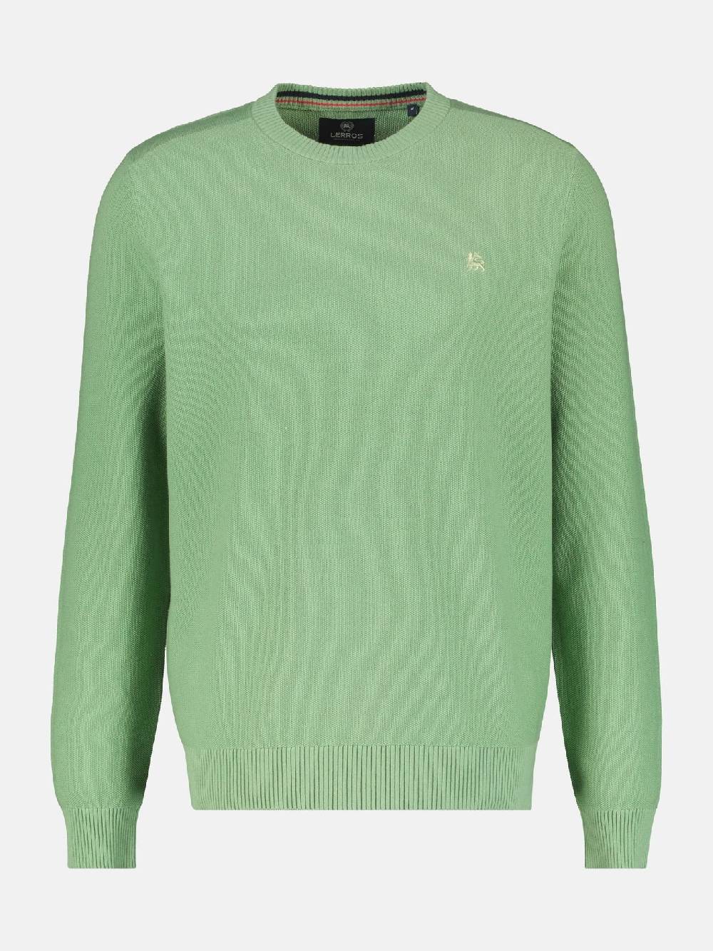 Lerros 23D5001 GEBREIDE TRUI MET RONDE HALS (612 SAGE GREEN) Sonderangebot