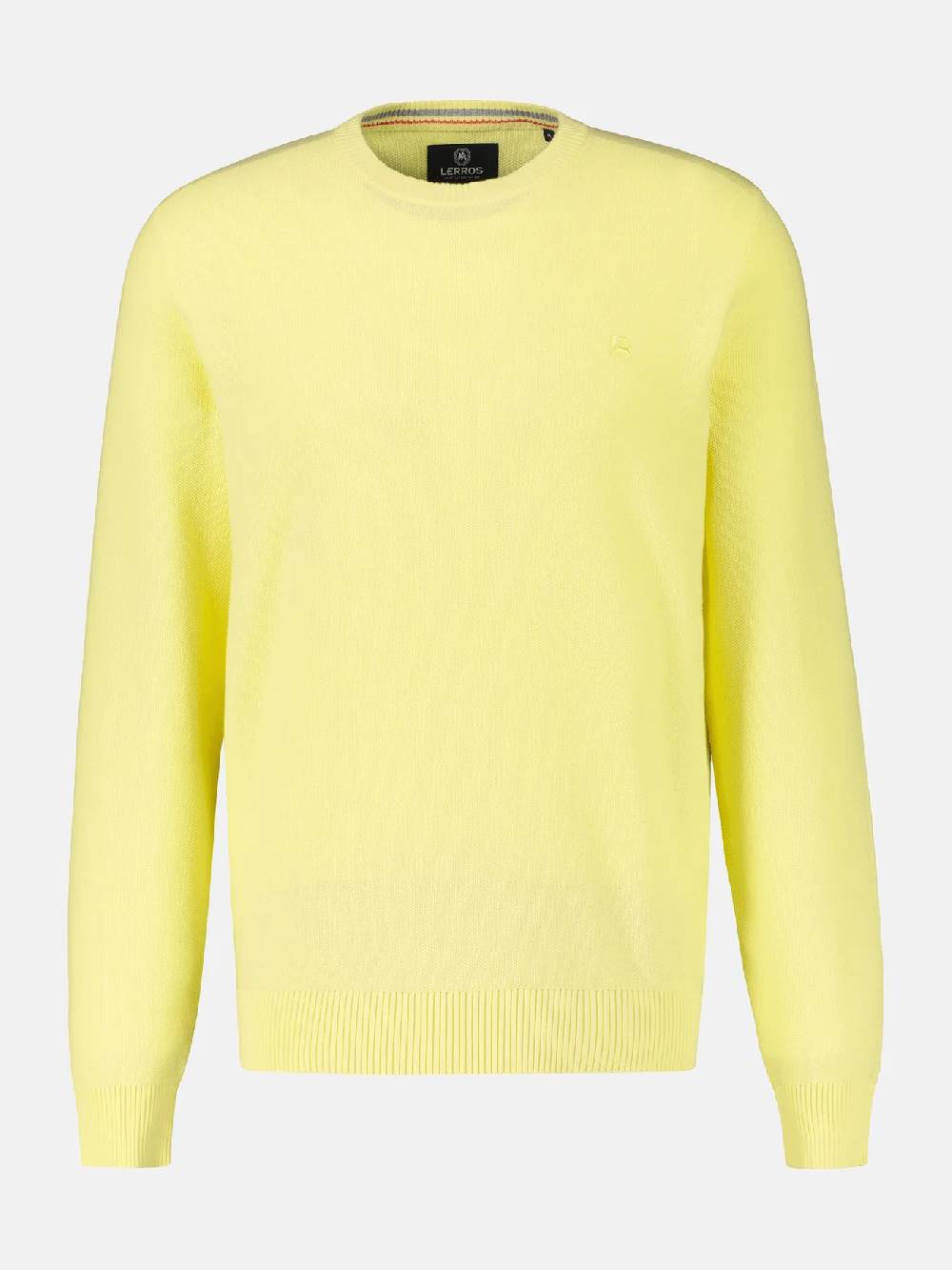 Lerros 23D5001 GEBREIDE TRUI MET RONDE HALS (518 PURE LEMON) Rabatt
