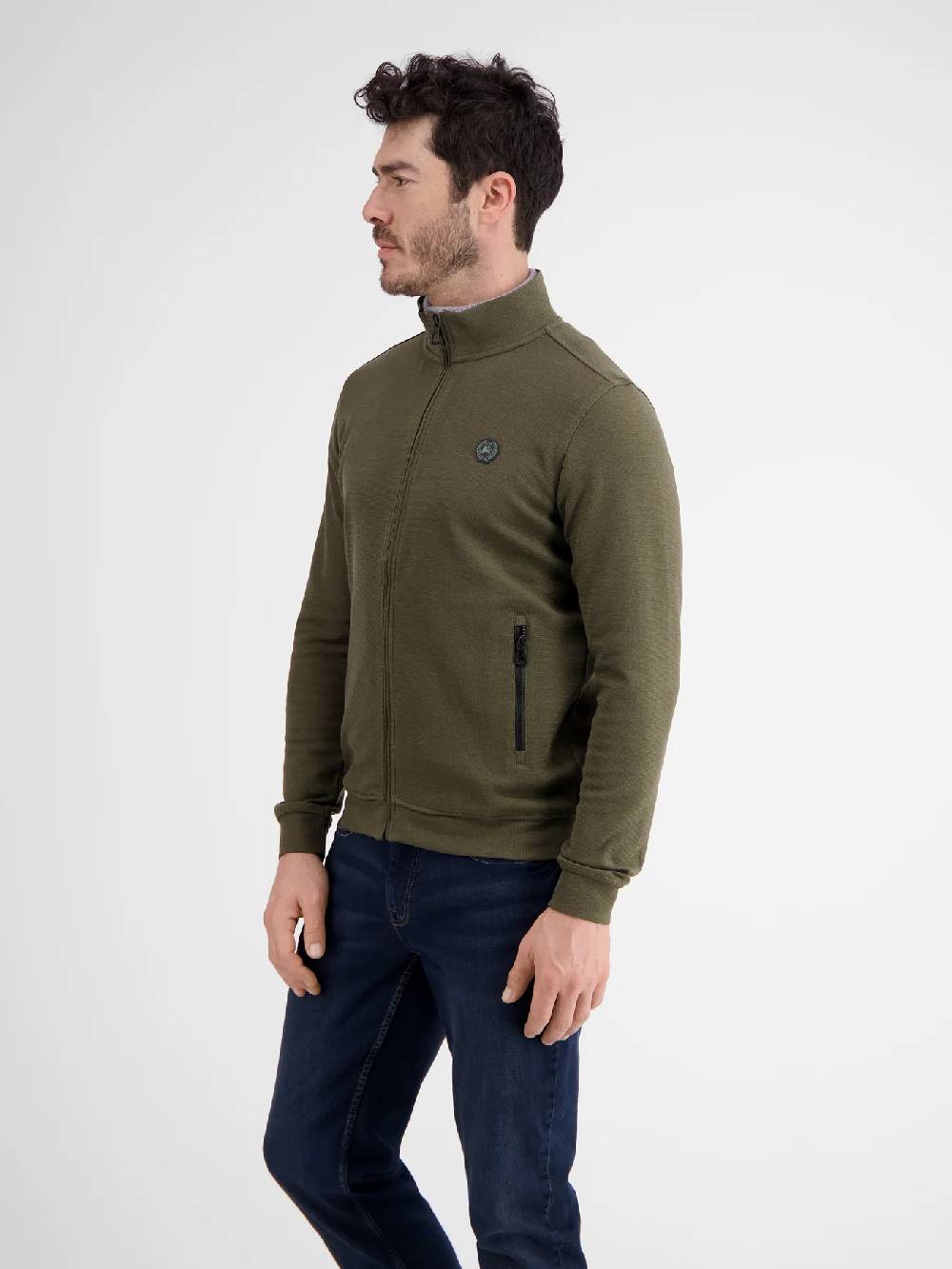 Lerros 23D4503 GESTRUCTUREERD SWEATJACK (659 AGED OLIVE) Versandkostenfrei
