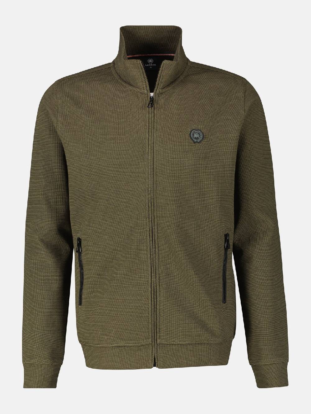 Lerros 23D4503 GESTRUCTUREERD SWEATJACK (659 AGED OLIVE) Versandkostenfrei
