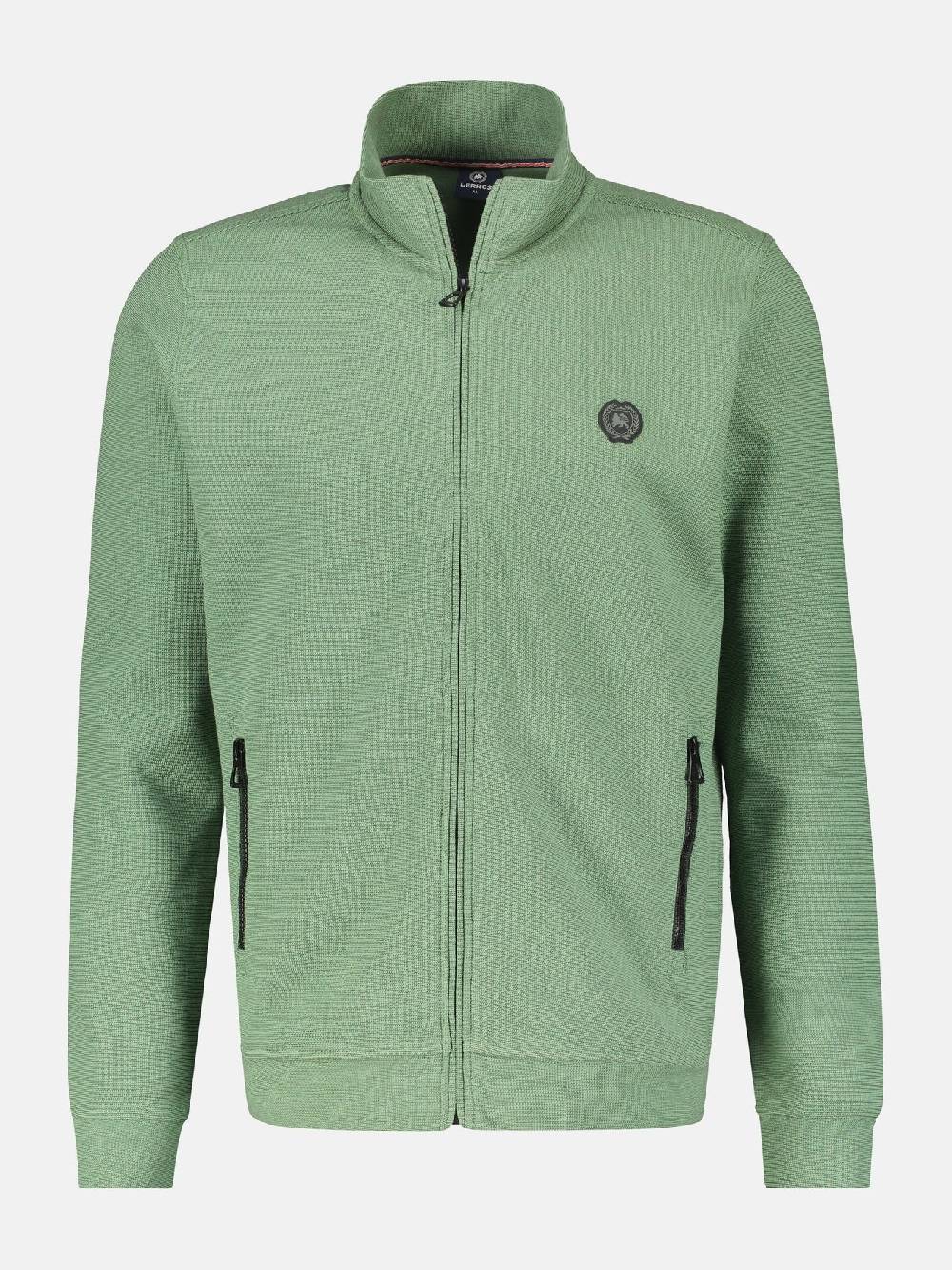 Lerros 23D4503 GESTRUCTUREERD SWEATJACK (612 SAGE GREEN) Großer Ausverkauf