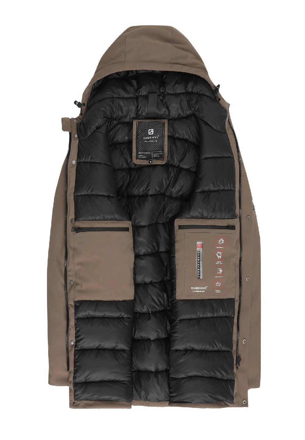Gabbiano Winterjas - (4444 Deep Taupe) Kostenlose Rückgabe