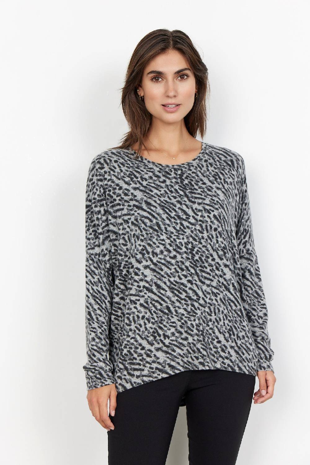 Soya Concept SC-BIARA AOP 94 BLOUSE (9999 BLACK COMBI) Günstig kaufen