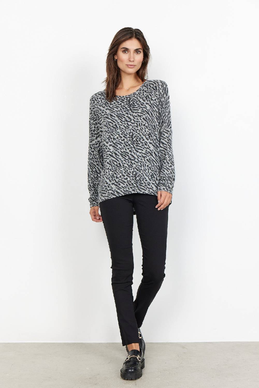 Soya Concept SC-BIARA AOP 94 BLOUSE (9999 BLACK COMBI) Günstig kaufen