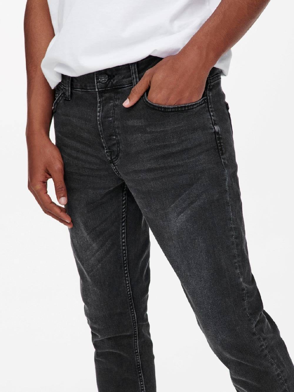 Only & Sons ONSLOOM Life Slim Black (PK 9614) Weihnachtsangebot