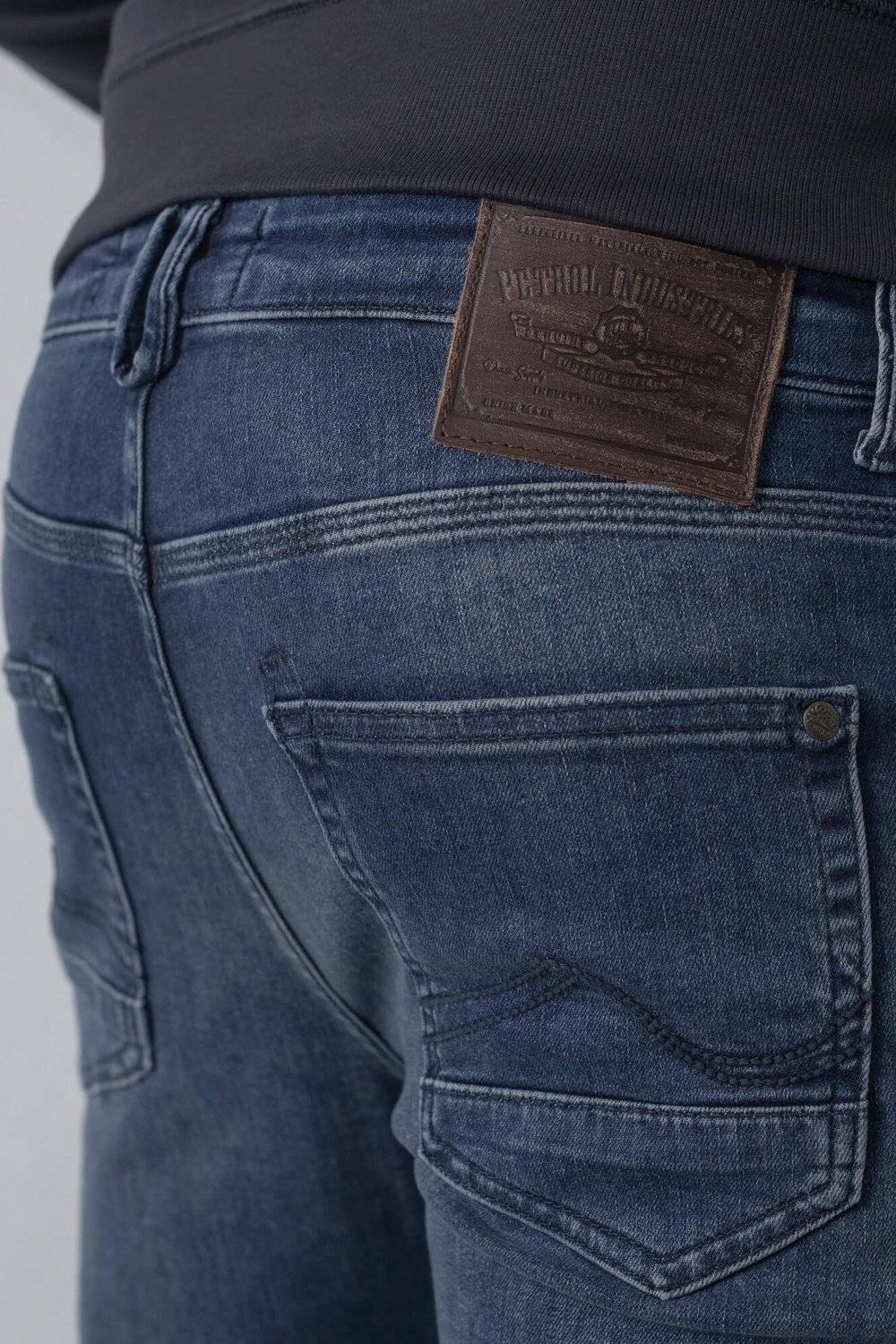 Petrol SEAHAM - Men Denim Slim Fit (5804 Dark Coated) Vatertagsangebot