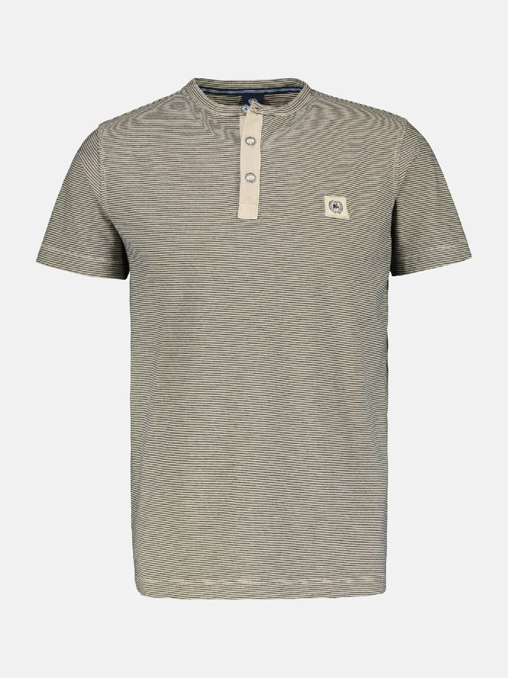 Lerros 2423910 GESTREEPT SERAFINO OVERHEMD (705 LIGHT DUNE BEIGE) Neueste Mode
