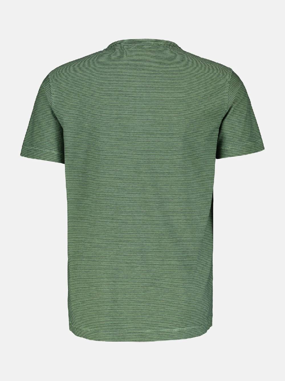 Lerros 2423910 GESTREEPT SERAFINO OVERHEMD (612 SAGE GREEN) Zeitlich begrenztes Angebot