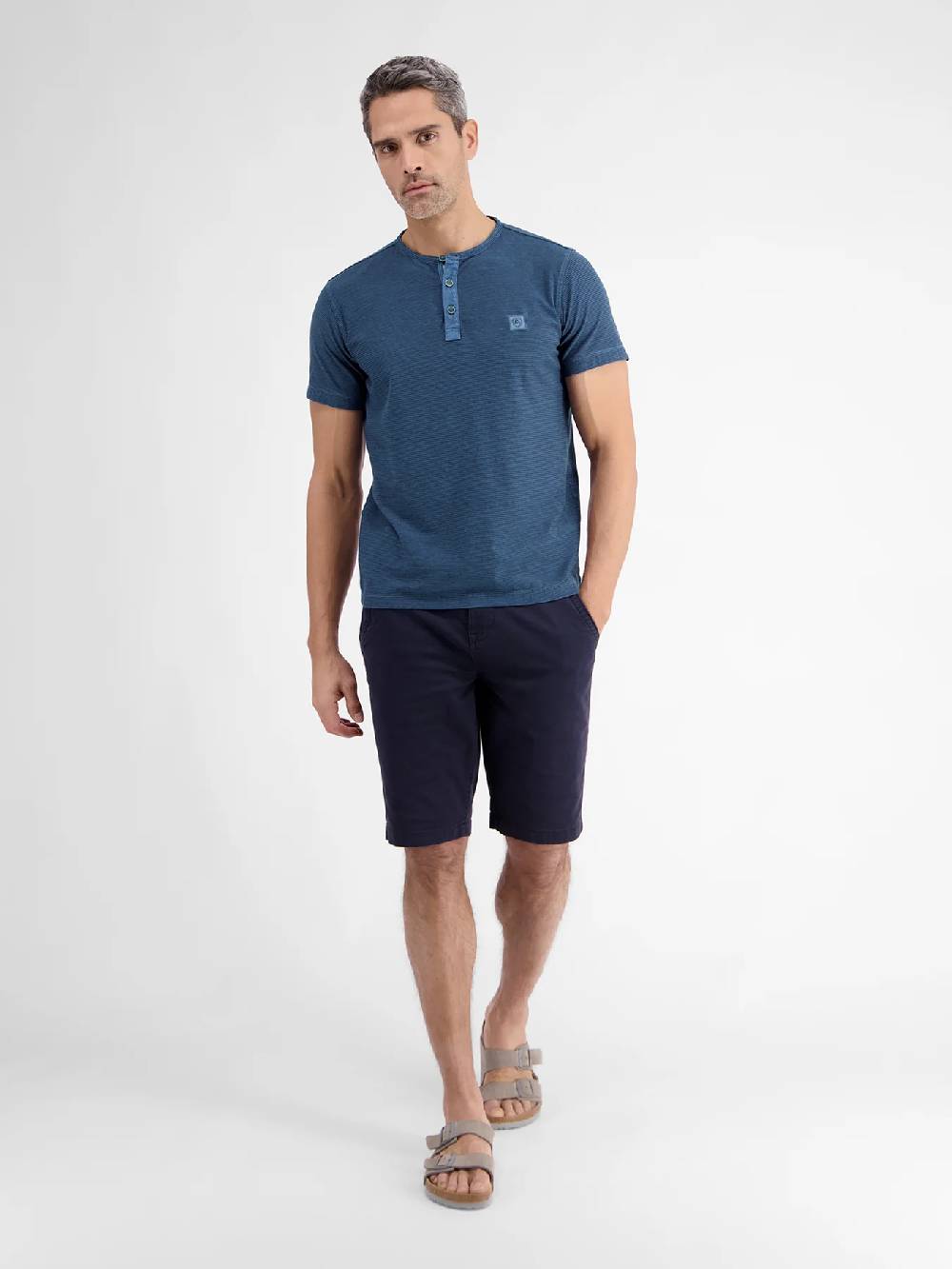 Lerros 2423910 GESTREEPT SERAFINO OVERHEMD (448 STORM BLUE) Exklusive Angebote