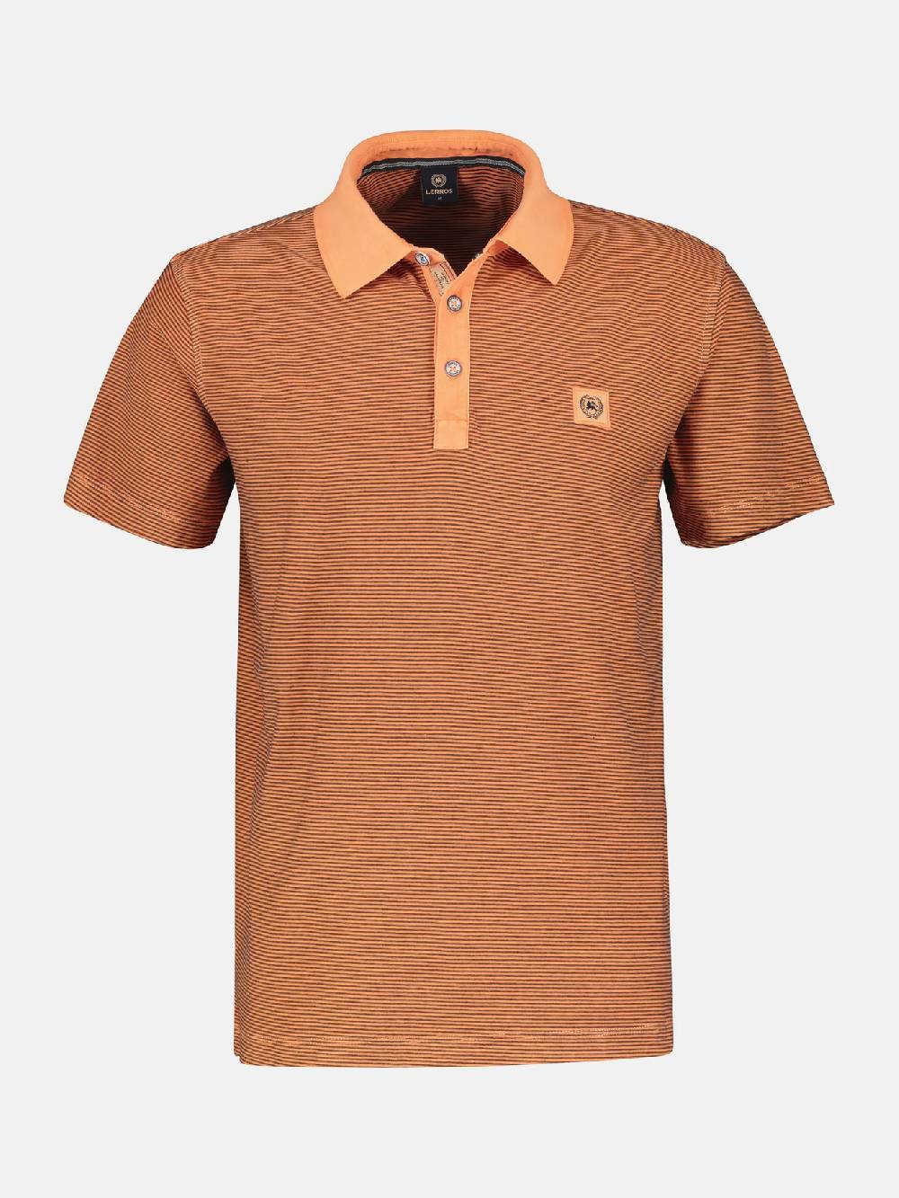 Lerros 2423211 GESTREEPT POLOSHIRT (927 MELLOW PEACH) Große Rabatte