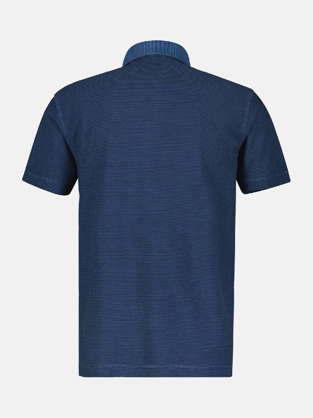 Lerros 2423211 GESTREEPT POLOSHIRT (448 STORM BLUE) Bestseller