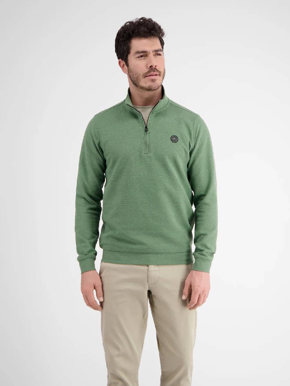 Lerros 23D4402 GESTRUCTUREERDE SWEATBROEK (612 SAGE GREEN) Saisonale Angebote