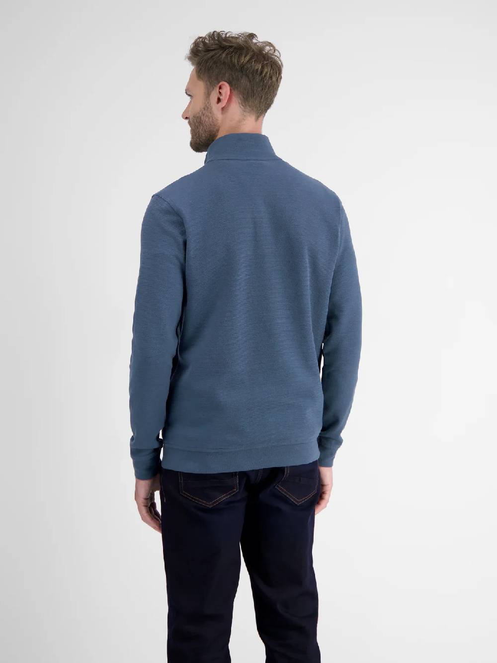 Lerros 23D4402 GESTRUCTUREERDE SWEATBROEK (448 STORM BLUE) Kauf eins, bekomm eins gratis