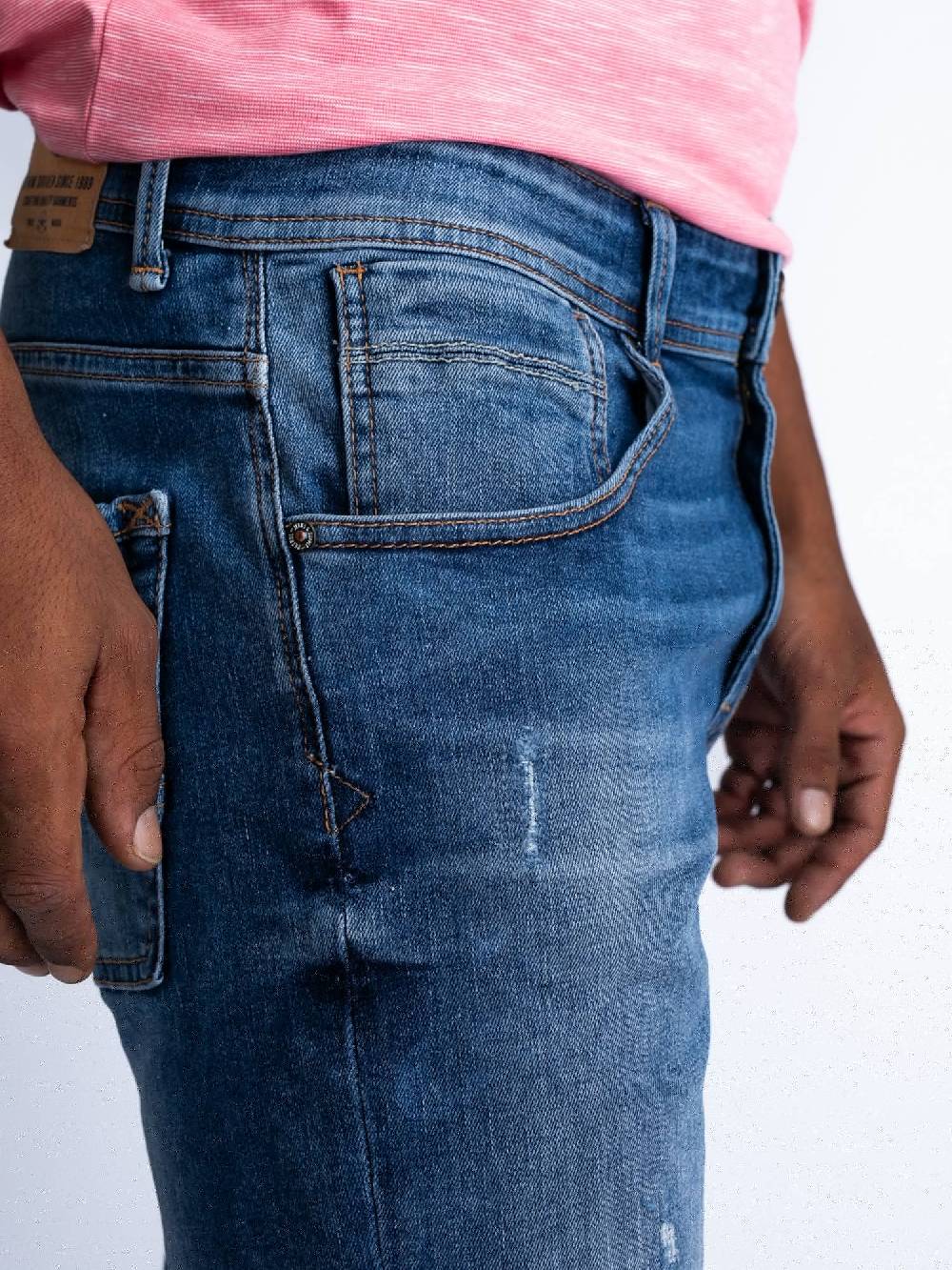 Petrol BLIZZARD DENIM SHORT RELAXED FIT M-1040-SHO003 (medium stone 5755) Kostenloser Versand international