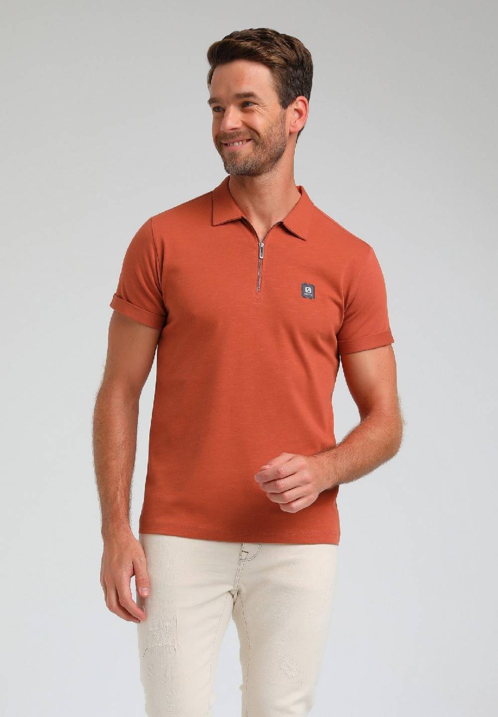 Gabbiano Poloshirt - (233532 Terra) Auslauf