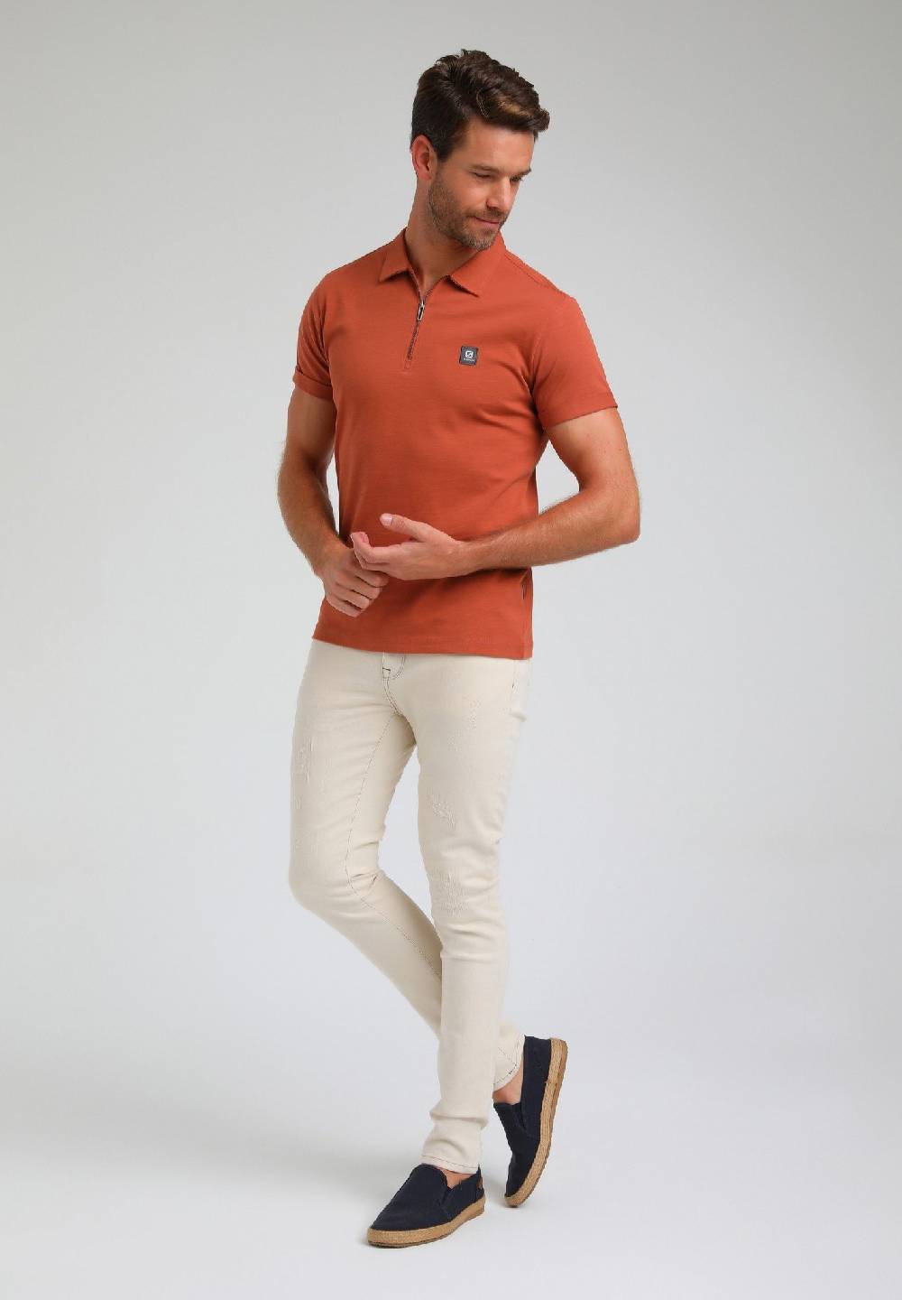 Gabbiano Poloshirt - (233532 Terra) Auslauf